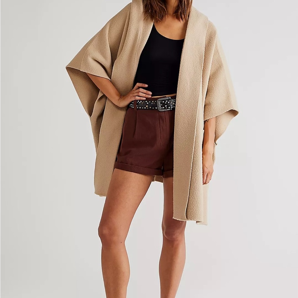 🪽 Free People 🪽 All I Need Cozy Hooded Duster, One Size/Oversized - Picture 2 of 9